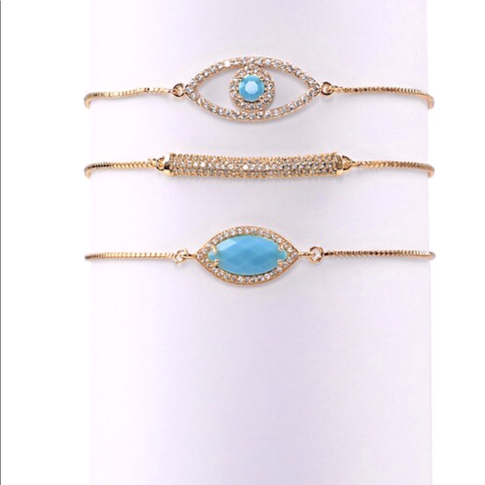 Beautiful eye candy bracelets new with tags in box
